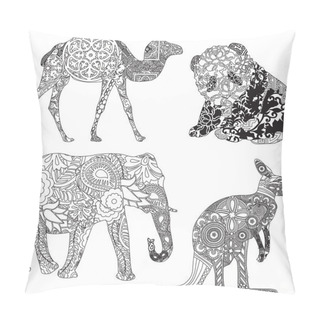 Personality  Animals In The Ornamentation Pillow Covers