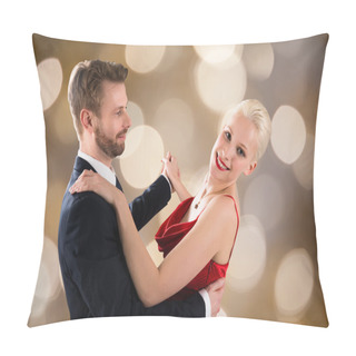 Personality  Young Couple Dancing  Pillow Covers
