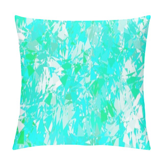 Personality  Light Green Vector Layout With Triangle Forms. Web Material Illustration With Colorful Abstract Triangles. Start Design For Insperarion. Pillow Covers