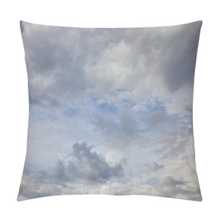 Personality  White Clouds On Blue Sky Background  Pillow Covers