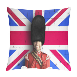 Personality  Young Man In The Costume Of The Royal Guards Of Britain Pillow Covers