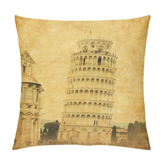 Personality  Leaning Tower Of Pisa Pillow Covers