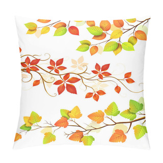 Personality  Collection Of Autumn Leaves Pillow Covers
