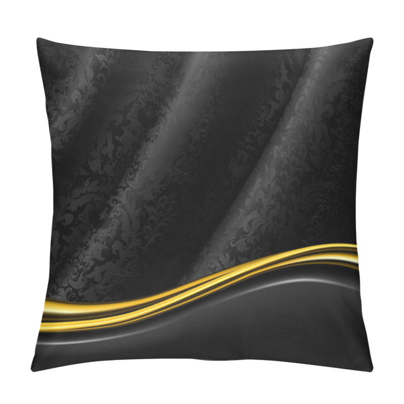 Personality  Black Luxury Background, vector pillow covers