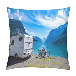 Personality  Family Vacation Travel, Holiday Trip In Motorhome Pillow Covers