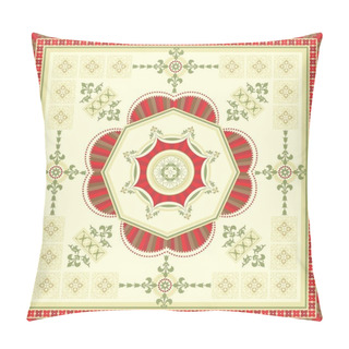 Personality  Ornamental Square Carpet Pillow Covers