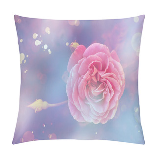 Personality  Beautiful Pink Rose Pillow Covers