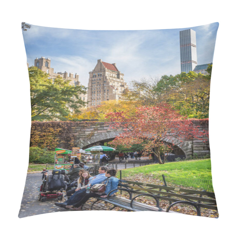 Personality  Fall In Central Park  Pillow Covers