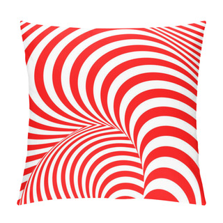 Personality  Design Colorful Whirl Movement Illusion Background. Abstract Str Pillow Covers