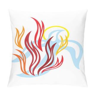 Personality  Holy Spirit Fire Pillow Covers