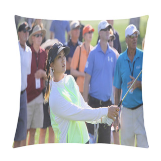 Personality  Michelle Wie At The ANA Inspiration Golf Tournament 2015 Pillow Covers