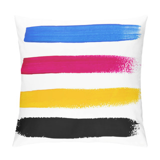 Personality  CMYK Colors Vector Acrylic Stains Pillow Covers