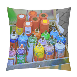 Personality  Spray On Paint Pillow Covers