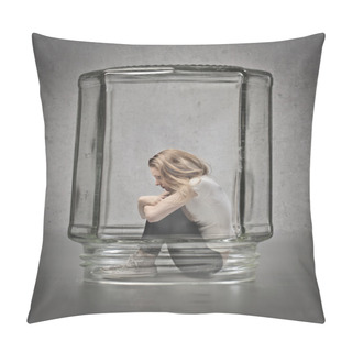 Personality  Trapped In The Glass Pillow Covers