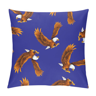Personality  Haliaeetus Leucocephalus Pattern Pillow Covers