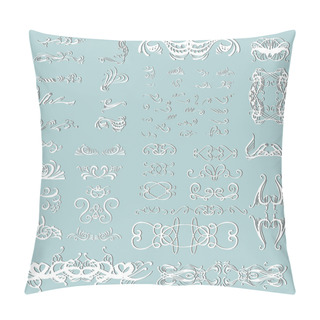 Personality  Vector Collection Of Decorative Oriental And Classical Elemnts Pillow Covers