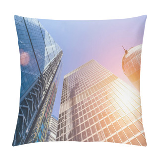 Personality  Modern Office Skyscrapers In London City Pillow Covers