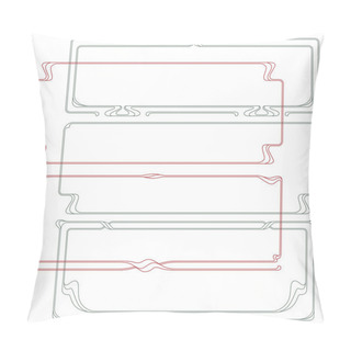 Personality  Vector Abstract Framework From The Bound Lines Pillow Covers