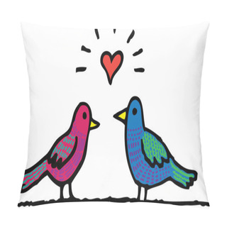 Personality  Love Birds Pillow Covers
