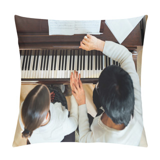 Personality  Piano Lesson At A Music School  Pillow Covers