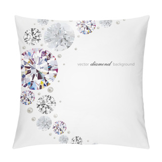 Personality  Diamond Background Pillow Covers