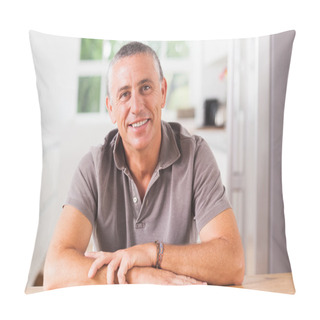 Personality  Happy Man In Kitchen Pillow Covers