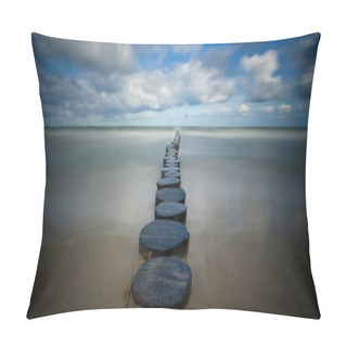 Personality  View Of A Beautiful Sea Coast  Pillow Covers