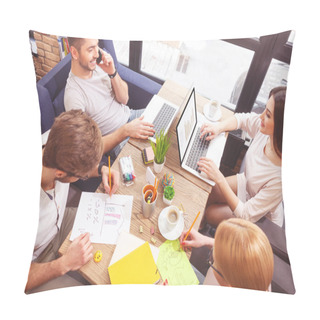 Personality  Skillful Creative Team Using Modern Technology Pillow Covers