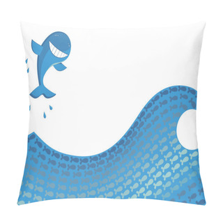Personality  Happy Whale Pillow Covers