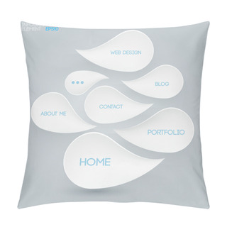 Personality  Internet Concept. Vector Illustration.  Pillow Covers