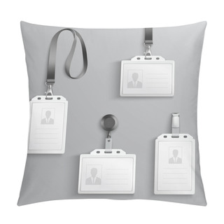 Personality  Identification Cards Set Pillow Covers