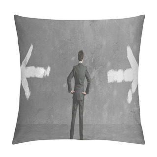 Personality  Choices Of A Businessman Pillow Covers