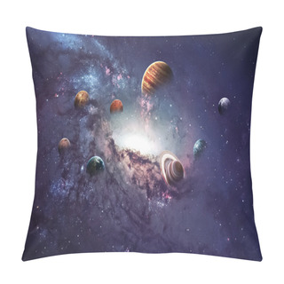 Personality  High Resolution Images Presents Creating Planets Of The Solar System. This Image Elements Furnished By NASA. Pillow Covers