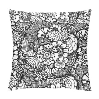 Personality  Hand Drawn Floral Wallpaper Pillow Covers