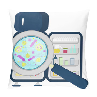 Personality  Microorganisms On Refrigerator Full Pillow Covers
