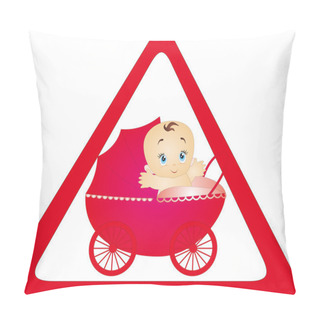 Personality  Baby Vector Pillow Covers