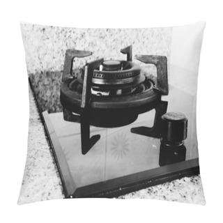 Personality  Gas Stove. Pillow Covers