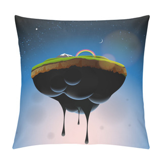 Personality  A Piece Of Land Island In The Air Pillow Covers