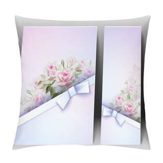 Personality  Spring Flowers Invitation Template Card Pillow Covers
