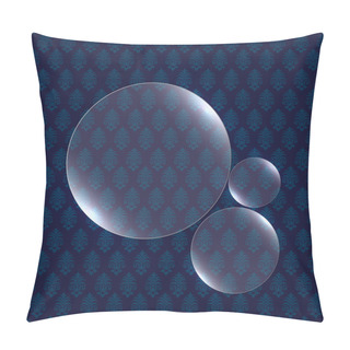 Personality  Shiny Vector Bubbles Vector Illustration  Pillow Covers