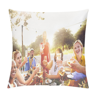 Personality  Diverse People Outdoors Pillow Covers