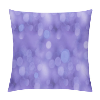 Personality  Purple Bokeh Texture Pillow Covers