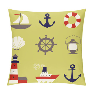 Personality  Cute Nautical  Set Pillow Covers