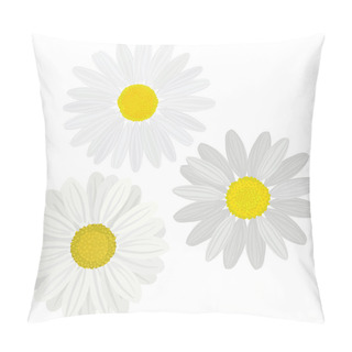 Personality  Daisies Flower Pillow Covers