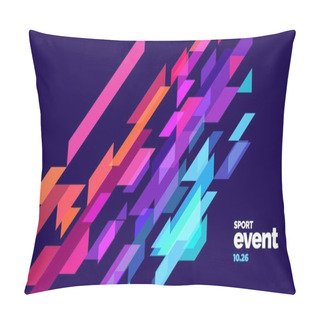 Personality  Layout Poster Template Design For Mega Event Pillow Covers
