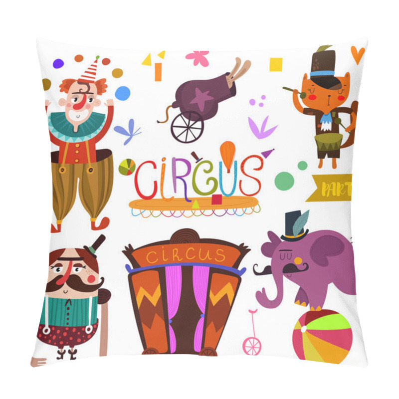 Personality  Circus performance collection pillow covers