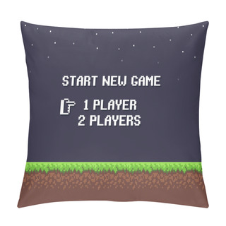 Personality  Pixel Game Background Pillow Covers