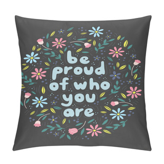 Personality  Motivational Hand Drawn Vector Lettering Pillow Covers