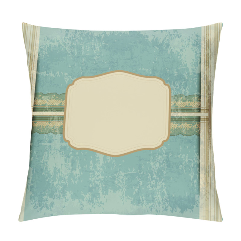 Personality  Vintage Frame Vector Illustration   Pillow Covers