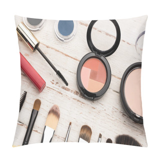 Personality  Brushes And Decorative Cosmetics Pillow Covers